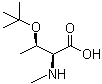 O-(1,1-Dimethylethyl)-N-methyl-L-threonine molecular structure (CAS 42417-72-1)