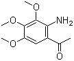 2'-氨基-3',4',5'-三甲氧基苯乙酮分子结构 (CAS 42465-69-0)