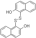 Bis(2-hydroxy-1-naphthyl) disulfide molecular structure (CAS 42521-82-4)