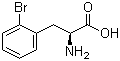 L-2-溴苯丙氨酸分子结构 (CAS 42538-40-9)