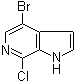 4-Bromo-7-chloro-1H-pyrrolo[2,3-c]pyridine molecular structure (CAS 425380-38-7)