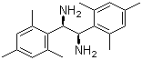 (1R,2R)-1,2-Bis(2,4,6-trimethylphenyl)ethylenediamine molecular structure (CAS 425615-42-5)