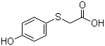 2-(4-Hydroxyphenyl)sulfanylacetic acid molecular structure (CAS 42580-38-1)