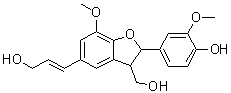 structure of CAS# 4263-87-0, Dehydrodiconiferyl alcohol