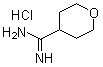Tetrahydro-2H-pyran-4-carboximidamide hydrochloride molecular structure (CAS 426828-34-4)