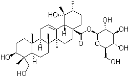结构式 CAS# 42719-32-4, 具栖冬青苷