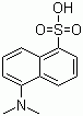 structure of CAS# 4272-77-9, 5-(Dimethylamino)-1-naphthalenesulfonic acid;Dansyl acid