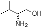 结构式 CAS# 4276-09-9, D-缬氨醇; (R)-(-)-2-氨基-3-甲基-1-丁醇