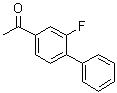 structure of CAS# 42771-79-9, 3'-Fluoro-4'-phenylacetophenone;1-(2-Fluoro[1,1'-biphenyl]-4-yl)ethanone
