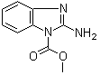 2-氨基-1H-苯并咪唑-1-羧酸甲酯分子结构 (CAS 42784-25-8)
