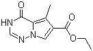Ethyl 5-methyl-4-oxo-3,4-dihydropyrrolo[1,2-f][1,2,4]triazine-6-carboxylate molecular structure (CAS 427878-70-4)
