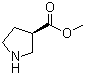 (R)-3-吡咯烷甲酸甲酯分子结构 (CAS 428518-43-8)