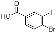 structure of CAS# 42860-06-0, 4-Bromo-3-iodobenzoic acid;3-Iodo-4-bromobenzoic acid