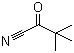 structure of CAS# 42867-40-3, 3,3-Dimethyl-2-oxobutanenitrile;3,3-Dimethyl-2-oxobutyronitrile; Pivaloyl cyanide; Trimethylacetyl cyanide; Trimethylpyruvonitrile