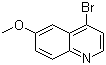 structure of CAS# 42881-66-3, 4-Bromo-6-methoxyquinoline