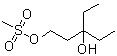 3-乙基-1,3-戊二醇 1-甲烷磺酸酯分子结构 (CAS 428871-08-3)
