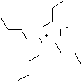 Tetrabutylammonium fluoride molecular structure (CAS 429-41-4)