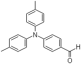 4-二对甲苯胺基苯甲醛分子结构 (CAS 42906-19-4)