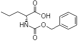 structure of CAS# 42918-89-8, N-Benzyloxycarbonyl-D-norvaline;D-(Carbobenzyloxy)norvaline; N-Carbobenzyloxy-D-norvaline