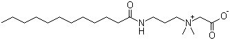 结构式 CAS# 4292-10-8, 月桂酰胺基丙基甜菜碱