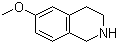 structure of CAS# 42923-77-3, 6-Methoxy-1,2,3,4-tetrahydroisoquinoline