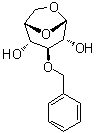1,6-Anhydro-3-O-(phenylmethyl)-beta-L-idopyranose molecular structure (CAS 42926-91-0)