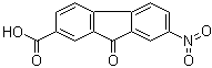 7-硝基芴酮-2-羧酸分子结构 (CAS 42946-25-8)