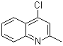 4-氯-2-甲基喹啉分子结构 (CAS 4295-06-1)