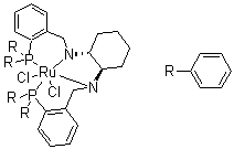 Dichloro[(1R,2R)-N,N-bis[2-(diphenylphosphino)benzyl]cyclohexane-1,2-diamine]ruthenium(II) molecular structure (CAS 429678-11-5)