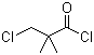 氯代特戊酰氯分子结构 (CAS 4300-97-4)