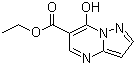Ethyl 7-hydroxypyrazolo[1,5-a]pyrimidine-6-carboxylate molecular structure (CAS 43024-61-9)