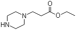 Ethyl 3-(piperazin-1-yl)propanoate molecular structure (CAS 43032-38-8)