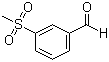 结构式 CAS# 43114-43-8, 3-(甲基磺酰基)苯甲醛; 3-甲砜基苯甲醛