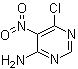 6-Chloro-5-nitro-4-pyrimidinamine molecular structure (CAS 4316-94-3)
