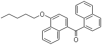 1-萘基[4-(戊氧基)-1-萘基]甲酮分子结构 (CAS 432047-72-8)