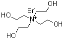 structure of CAS# 4328-04-5, Tetraethanolammonium bromide;Tetrakis(2-hydroxyethyl)ammonium bromide (7CI); Tetraethanolammonium bromide