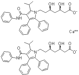 阿托伐他汀杂质 A分子结构 (CAS 433289-83-9)