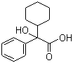 结构式 CAS# 4335-77-7, 2-环己基-2-羟基苯乙酸; 2-环己基扁桃酸