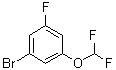 1-Bromo-3-fluoro-5-difluoromethoxybenzene molecular structure (CAS 433939-28-7)
