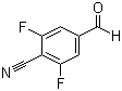structure of CAS# 433939-88-9, 4-Cyano-3,5-difluorobenzaldehyde;2,6-Difluoro-4-formylbenzonitrile