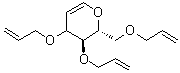 1,5-Anhydro-2-deoxy-3,4,6-tri-O-2-propen-1-yl-D-arabino-hex-1-enitol molecular structure (CAS 434327-45-4)