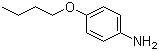 structure of CAS# 4344-55-2, 4-Butoxyaniline;4-Butyloxybenzenamine