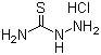 结构式 CAS# 4346-94-5, 氨基硫脲单盐酸盐