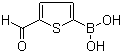 5-醛基-2-噻吩硼酸分子结构 (CAS 4347-33-5)