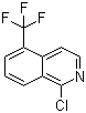 structure of CAS# 435278-04-9, 1-Chloro-5-(trifluoromethyl)isoquinoline