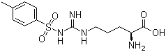 structure of CAS# 4353-32-6, N'-p-Tosyl-L-arginine;H-Arg(Tos)-OH