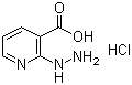 structure of CAS# 435342-14-6, 2-Hydrazinyl-3-pyridinecarboxylic acid hydrochloride;2-Hydrazinyl-3-pyridinecarboxylic acid monohydrochloride