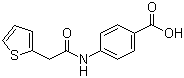 4-[(Thien-2-ylacetyl)amino]benzoic acid molecular structure (CAS 436088-76-5)