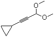 (3,3-Dimethoxy-prop-1-ynyl)-cyclopropane molecular structure (CAS 436097-28-8)