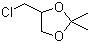 4-Chloromethyl-2,2-dimethyl-1,3-dioxolane molecular structure (CAS 4362-40-7)
